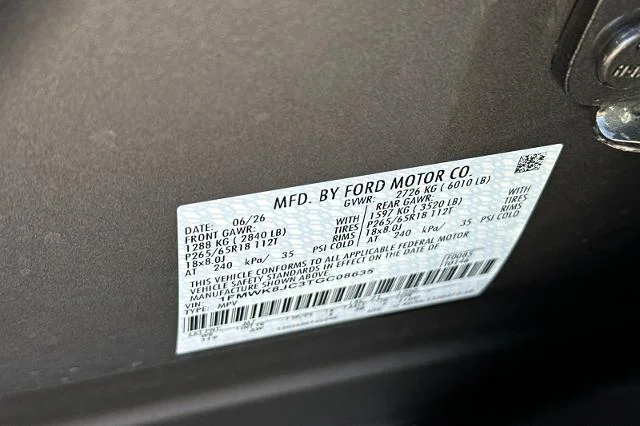 New 2026 Carbonized Gray Metallic Ford Tremor® image 51