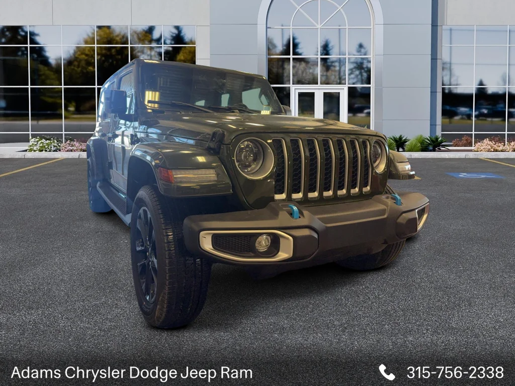 Used 2023 Green Jeep Sahara 4xe image 1