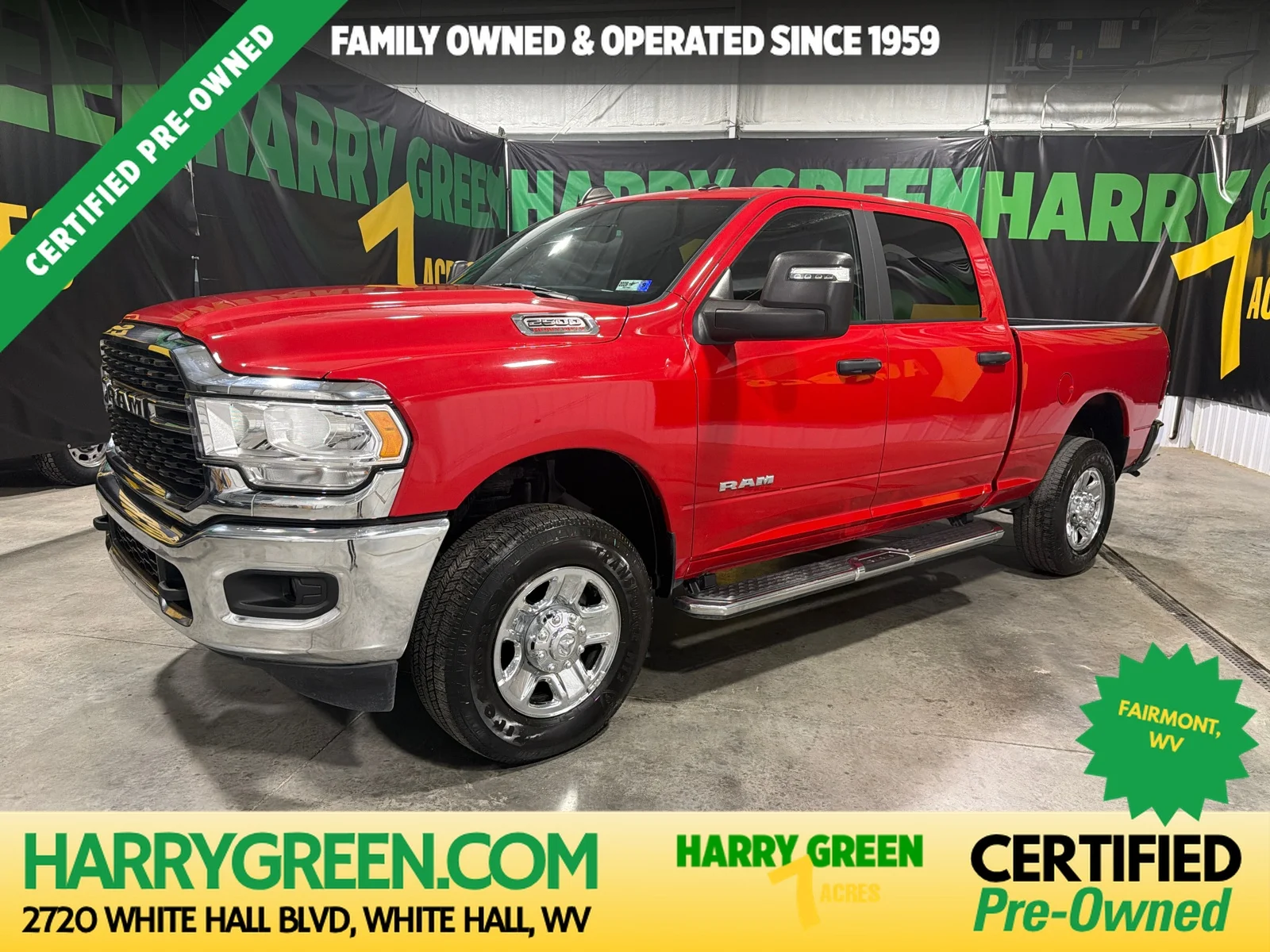 Certified Used 2024 Flame Red Clearcoat Ram Big Horn image 1