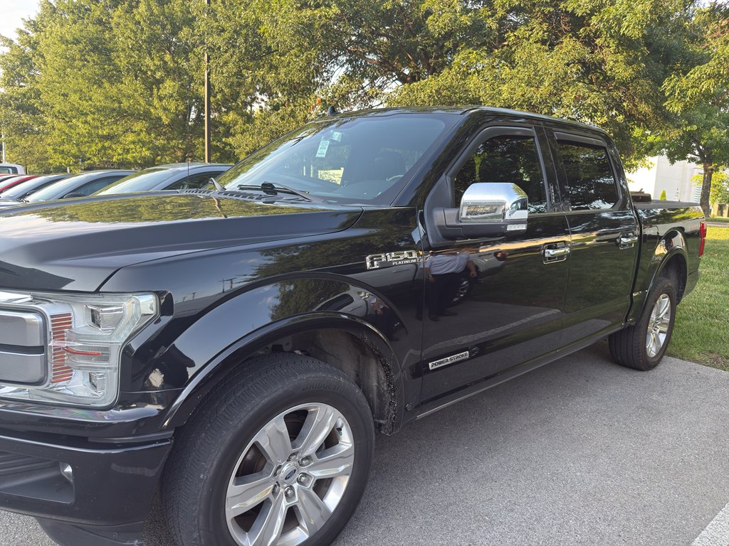Used 2018 Shadow Black Ford Platinum image 2
