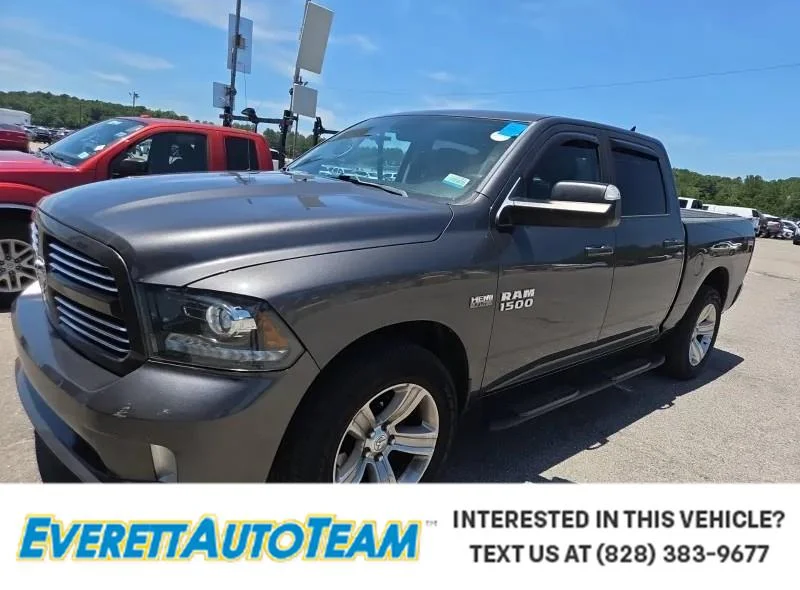 Used 2017 Granite Crystal Metallic Clearcoat Ram Sport image 1
