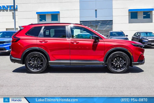 New 2026 Radiant Red Metallic Honda 2WD Sport-L Hybrid image 5