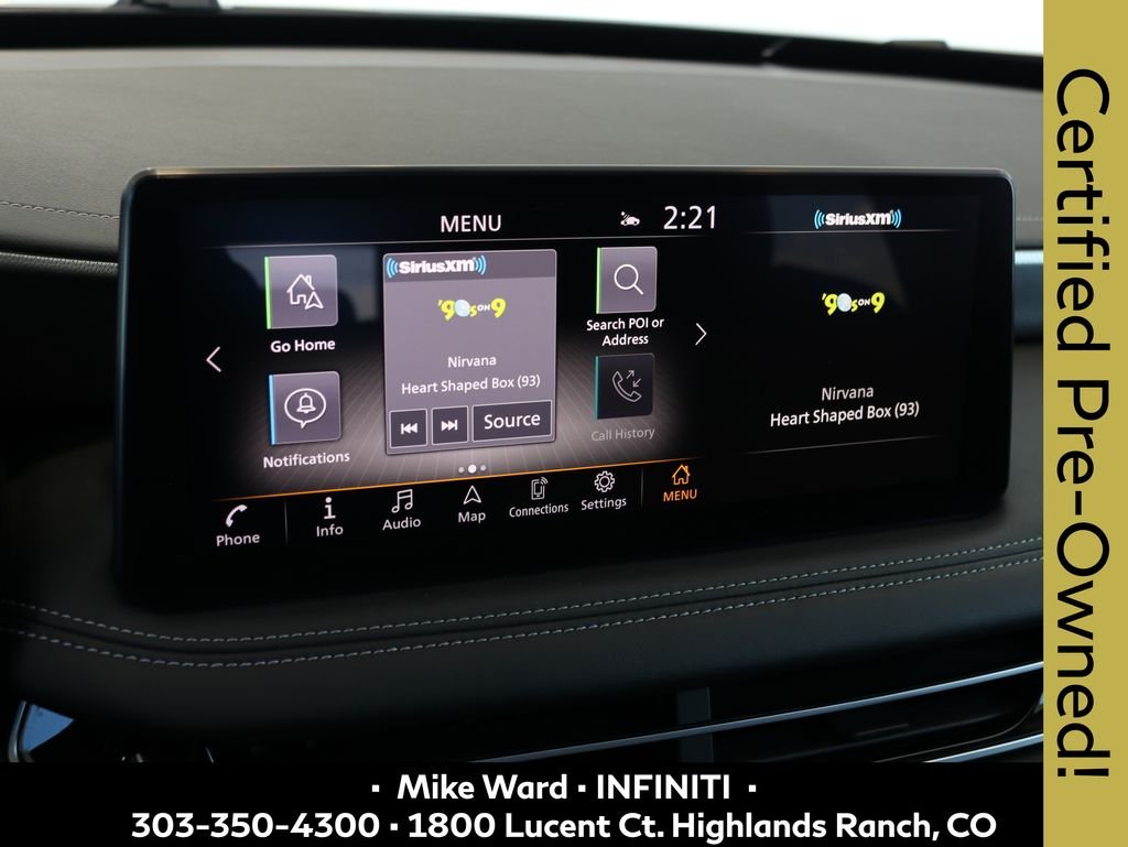 Certified Used 2023 Silver INFINITI LUXE image 8