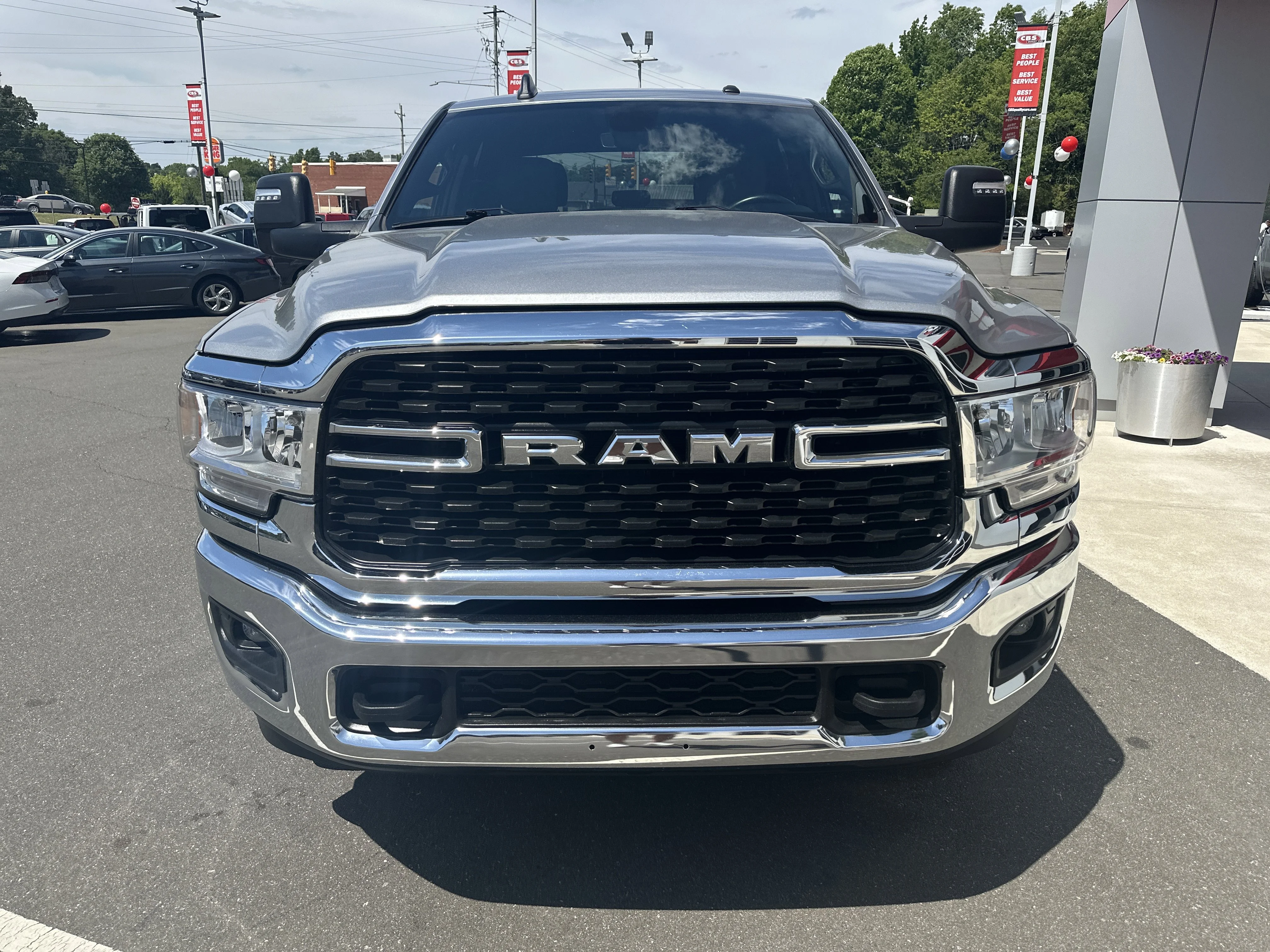 Used 2024 Billet Silver Metallic Clearcoat Ram Big Horn image 3
