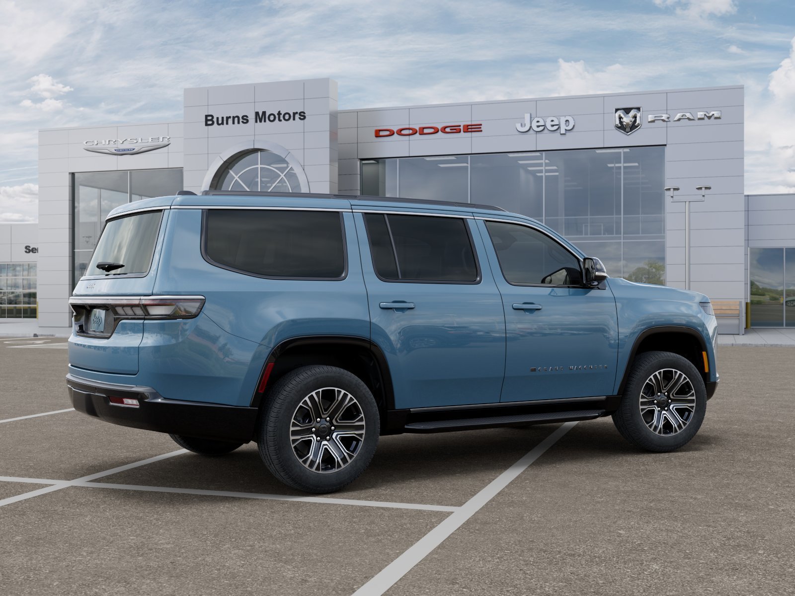 New 2026 Steel Blue Exterior Paint Jeep 4x2 image 4