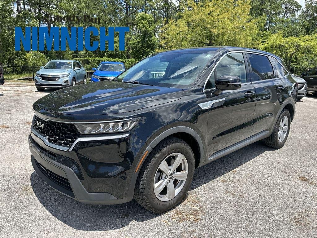 Used 2023 Black Kia LX image 1