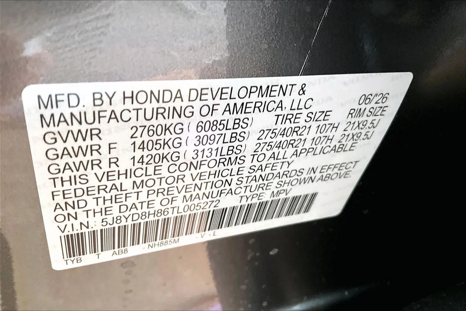 New 2026 Liquid Carbon Metallic Acura Type S w/Advance Package image 17