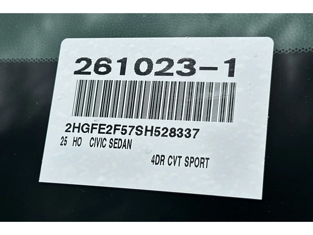 Certified Used 2025 Meteorite Gray Metallic Honda Sport image 47