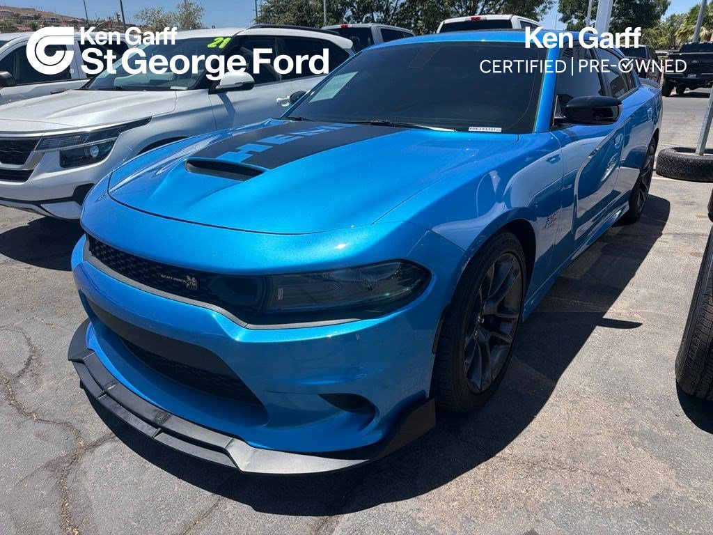 Used 2023 B5 Blue Pearlcoat Dodge Scat Pack image 1