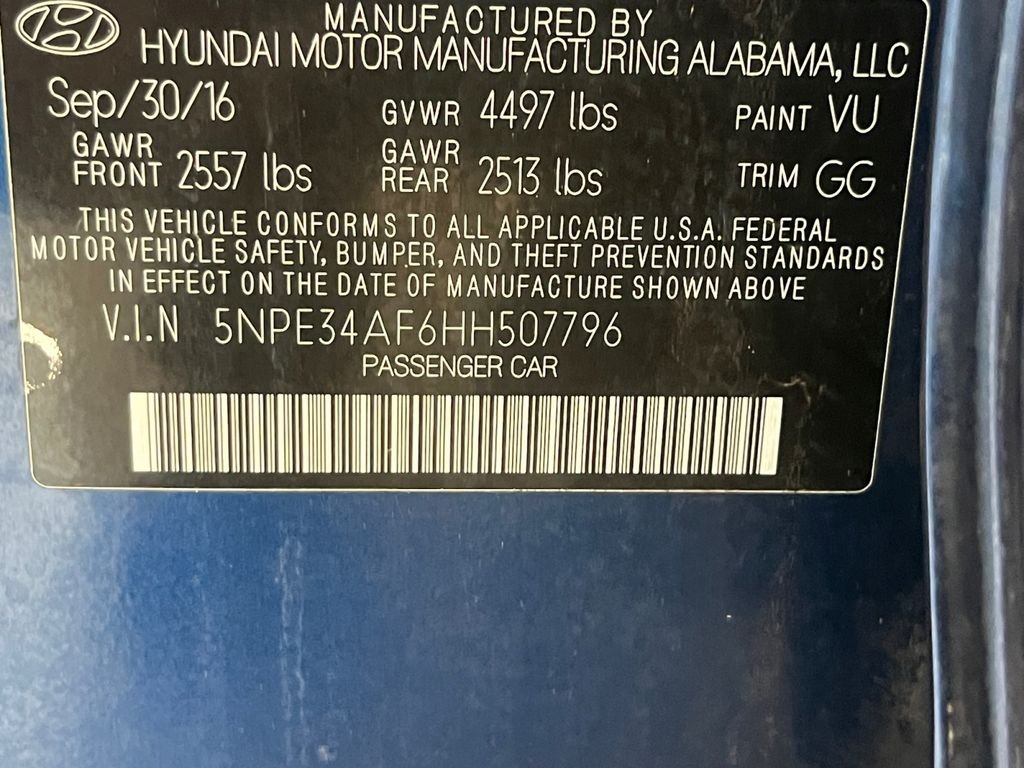 Used 2017 Blue Hyundai Sport image 20