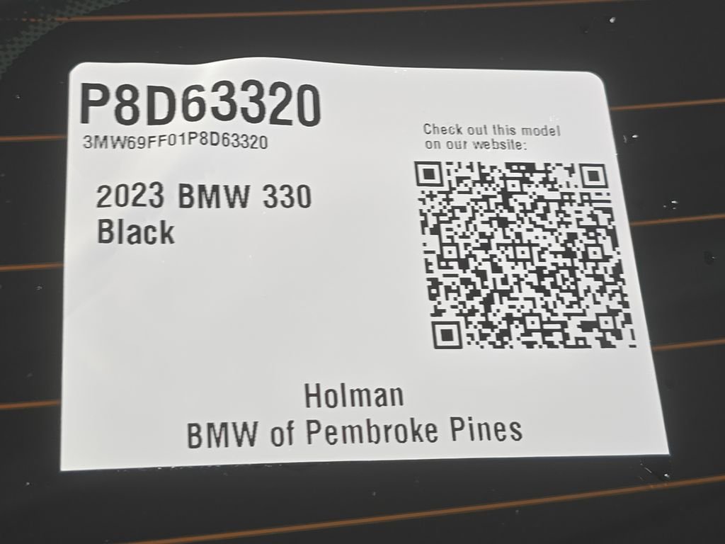Certified Used 2023 Black Sapphire Metallic BMW 330i image 22