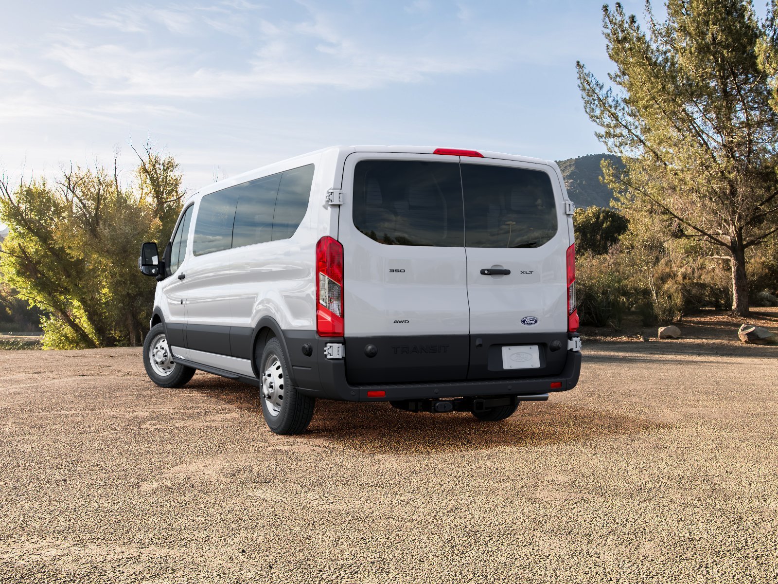 New 2027 Oxford White Ford Passenger Van XLT image 8