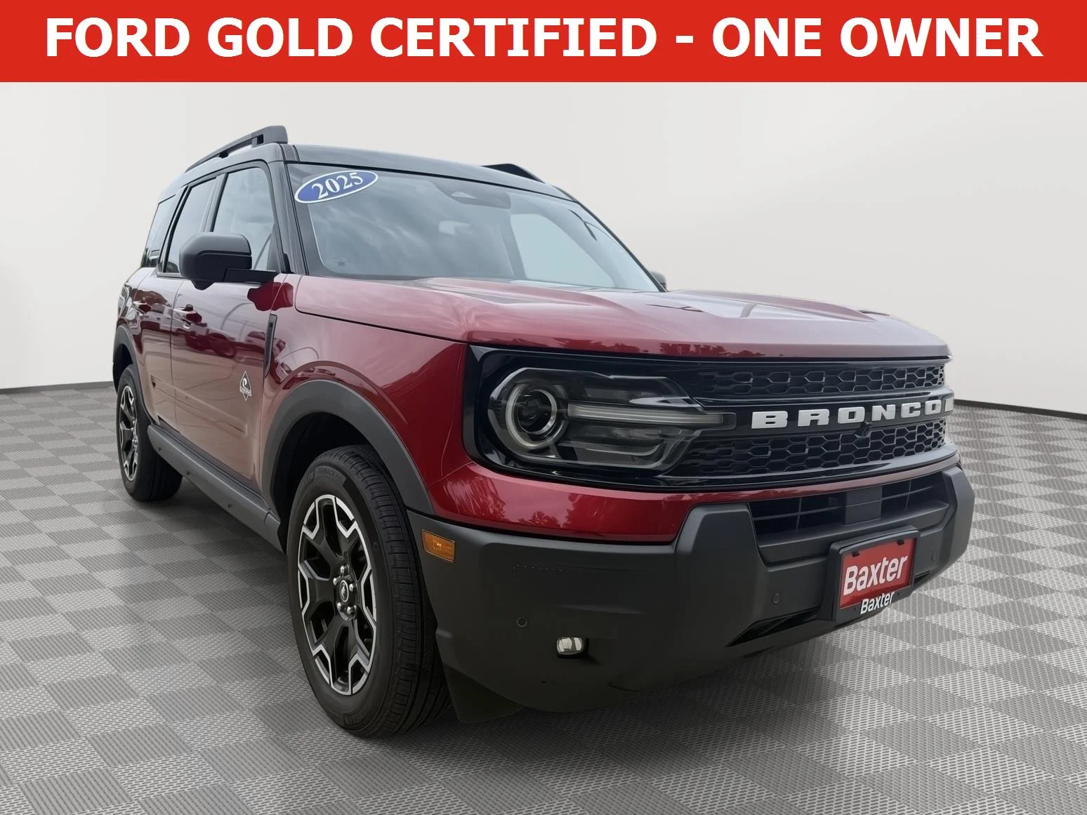 Certified Used 2025 Ruby Red Metallic Tinted Clearcoat Ford Outer Banks image 1