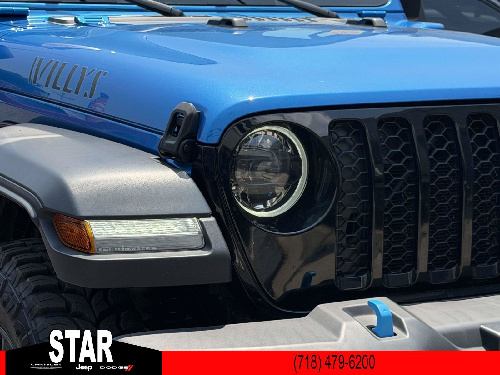 Used 2023 Hydro Blue Pearlcoat Jeep Willys image 9