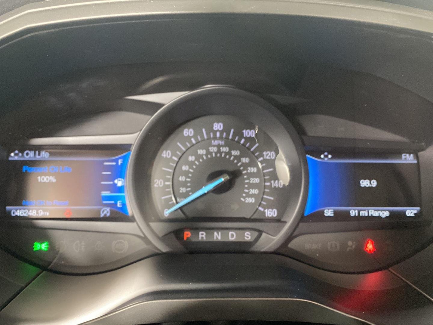 Used 2022 Blue Metallic Ford SEL image 2