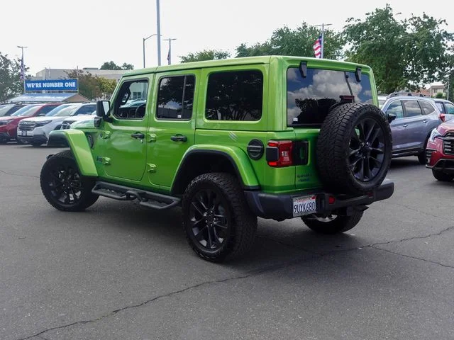 Used 2025 Green Jeep Sahara 4xe image 9