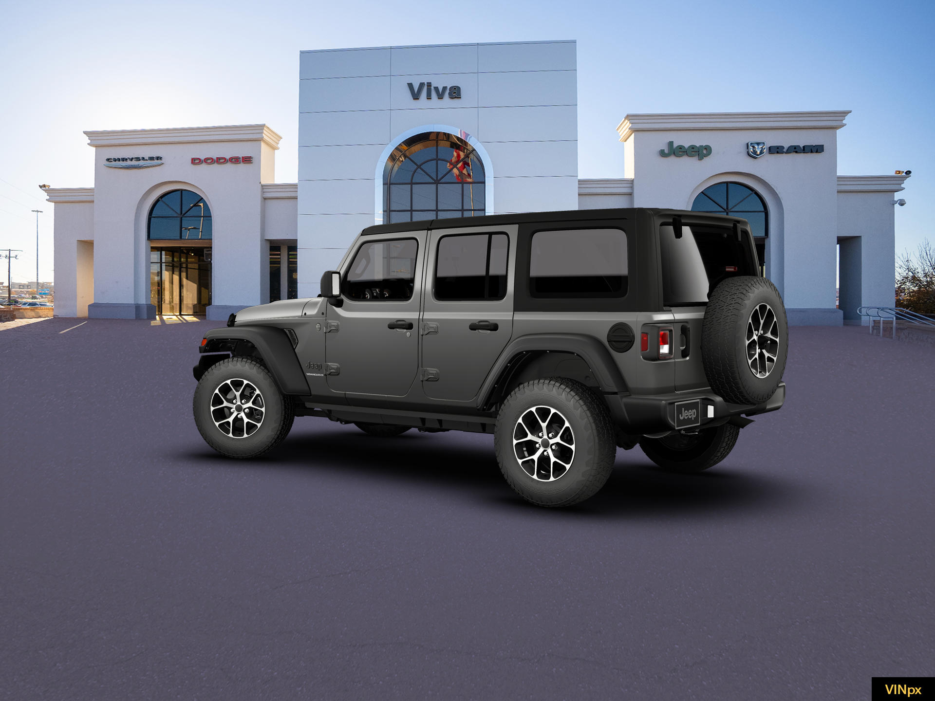 New 2026 Granite Crystal Metallic Clear-Coat Exterior Paint Jeep Sport S image 3