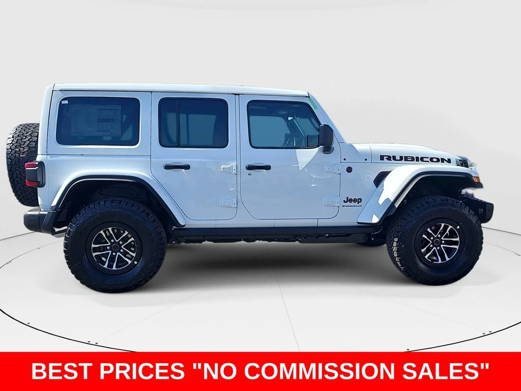 New 2026 Bright White Clear-Coat Exterior Paint Jeep Rubicon X image 2