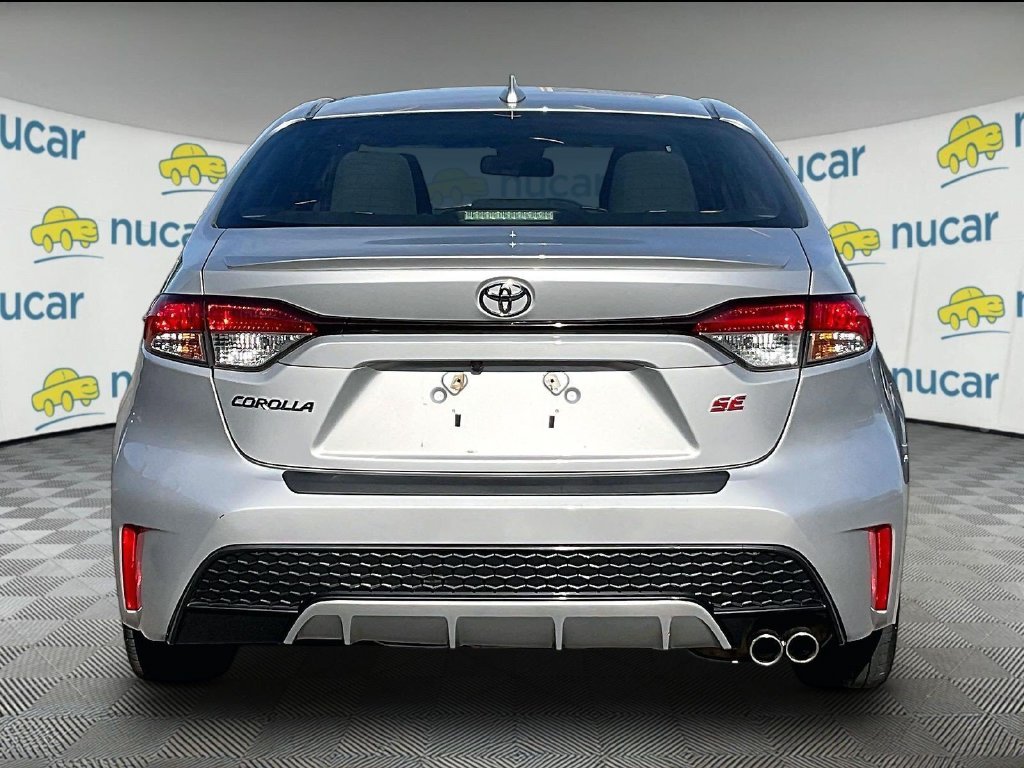 Used 2021 Silver Toyota SE image 5