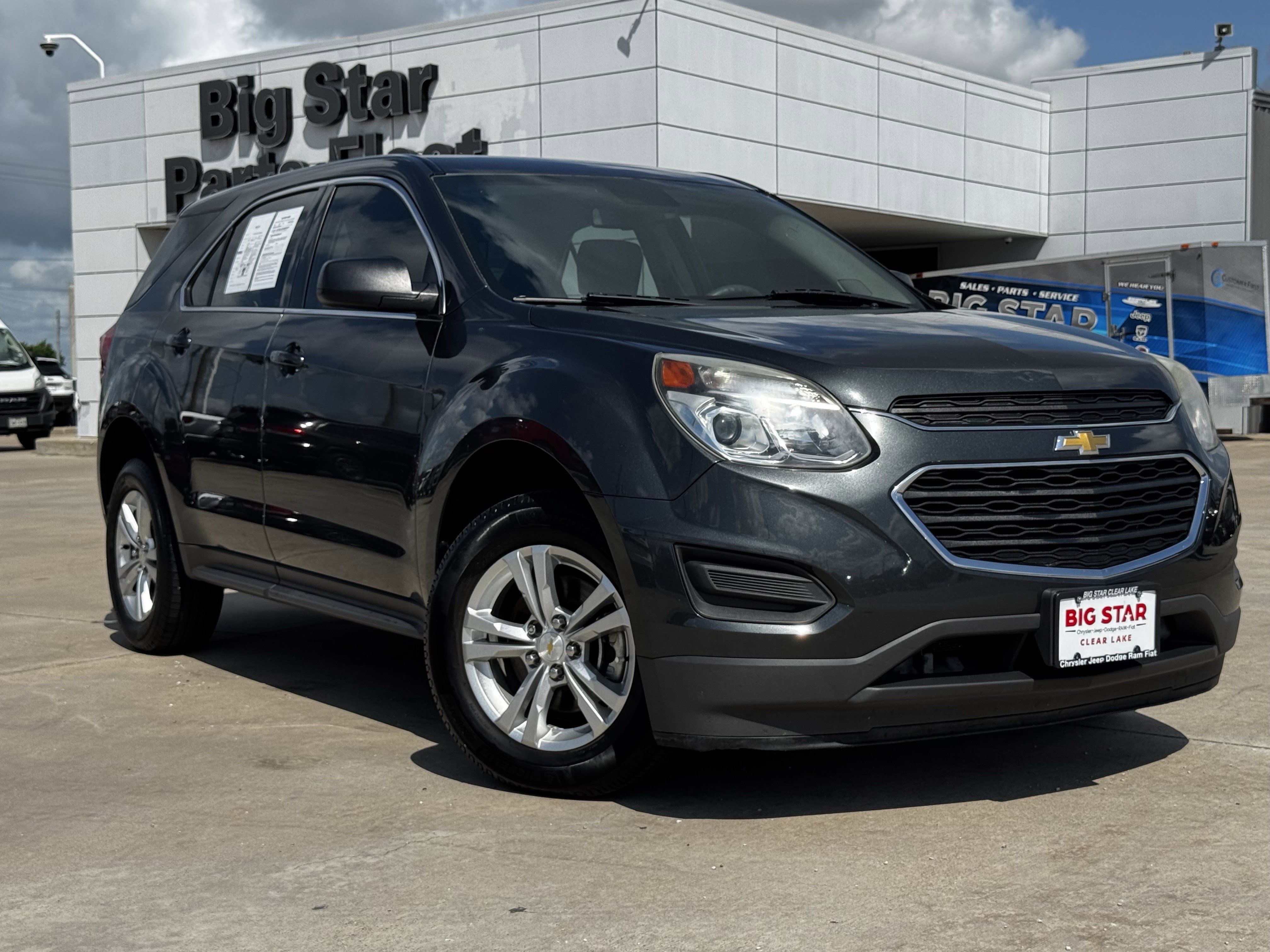 Used 2017 Chevrolet Equinox LS with VIN 2GNALBEK9H1573519 for sale in Webster, TX