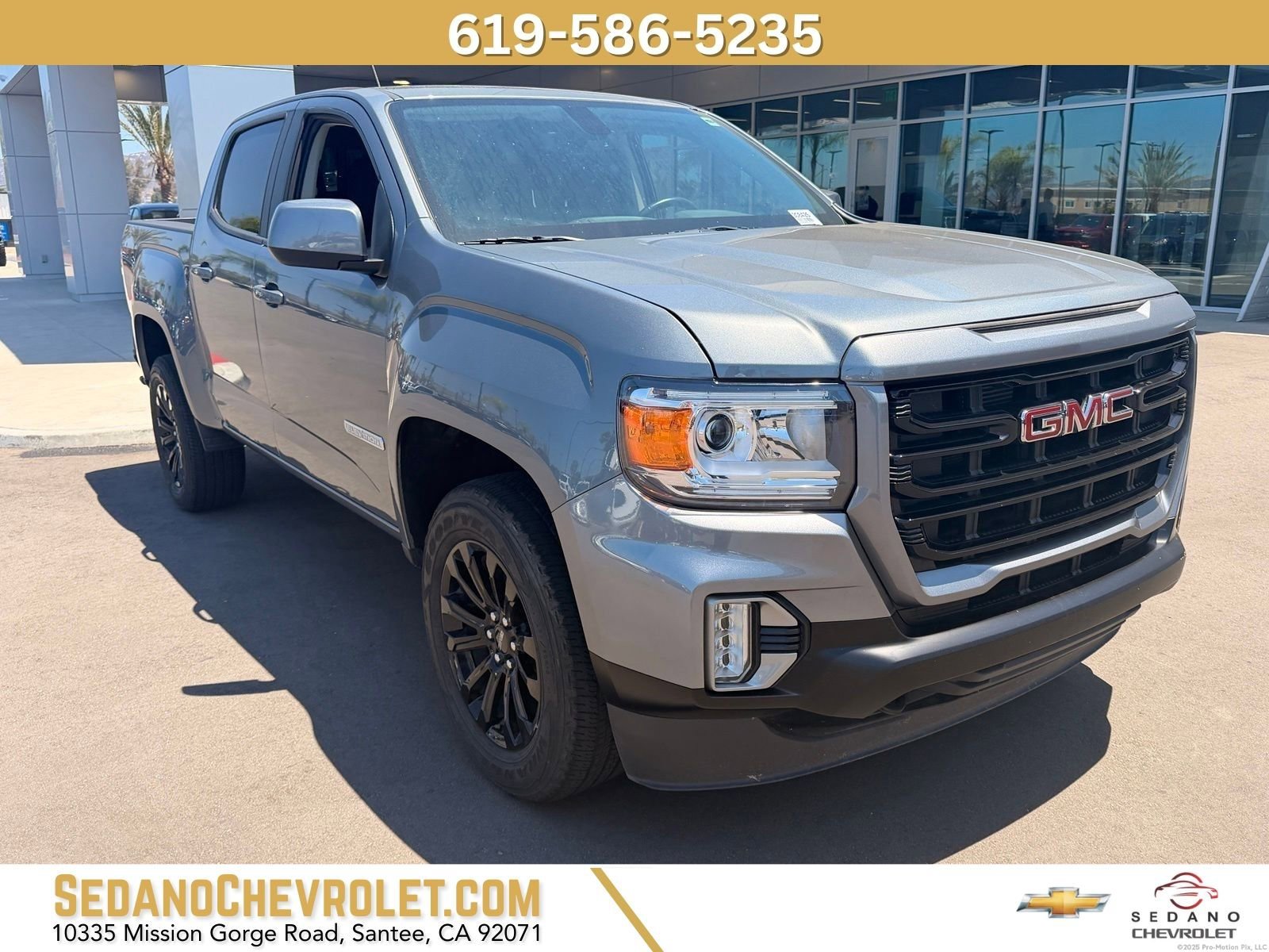 Used 2022 Satin Steel Metallic GMC Elevation image 1