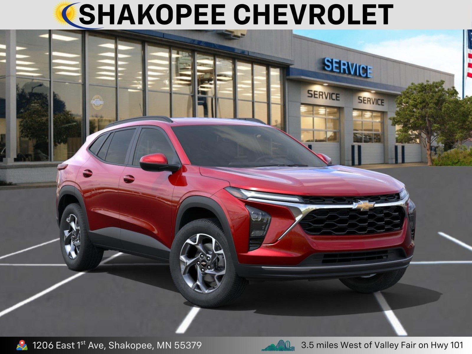 New 2026 Apex Red Chevrolet LT image 33