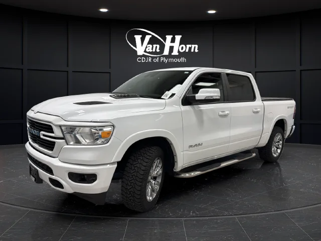 Used 2022 Bright White Clearcoat Ram Laramie image 3