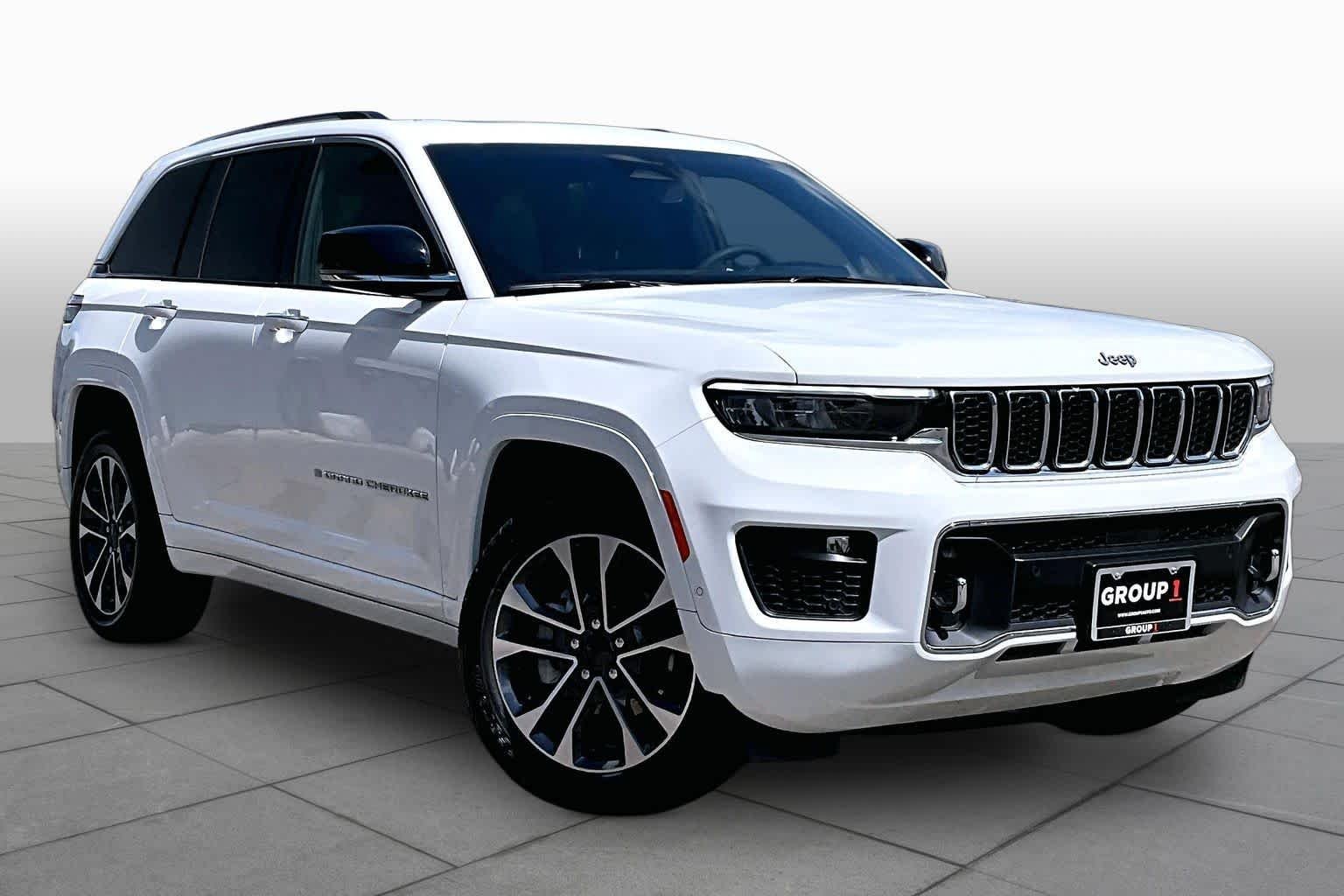 Used 2023 Bright White Clearcoat Jeep Overland image 3