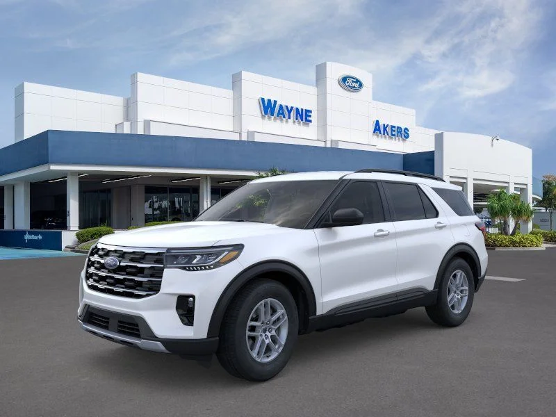 New 2026 Star White Metallic Tri-Coat Ford Active image 1
