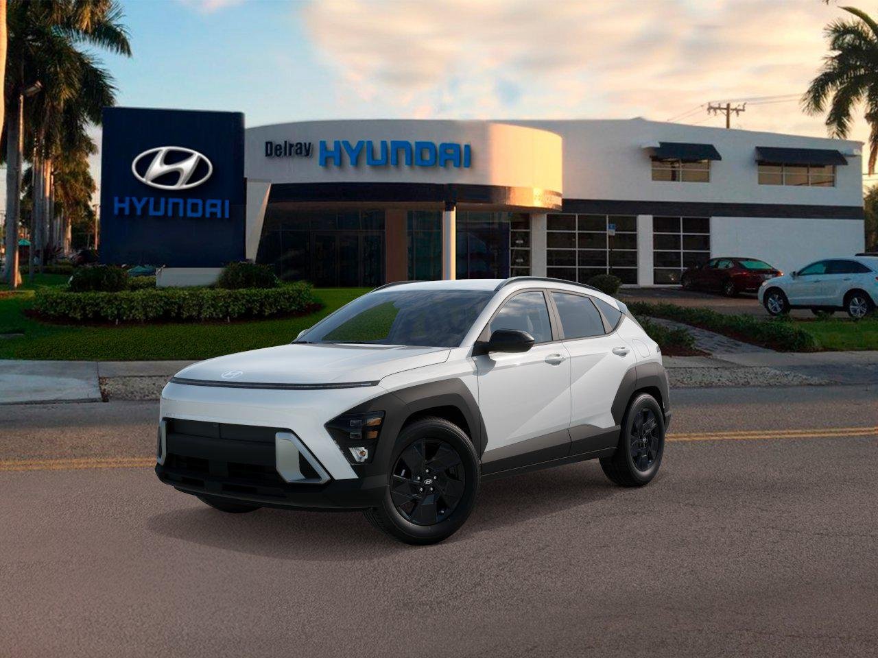 New 2027 White Hyundai SEL Sport image 1