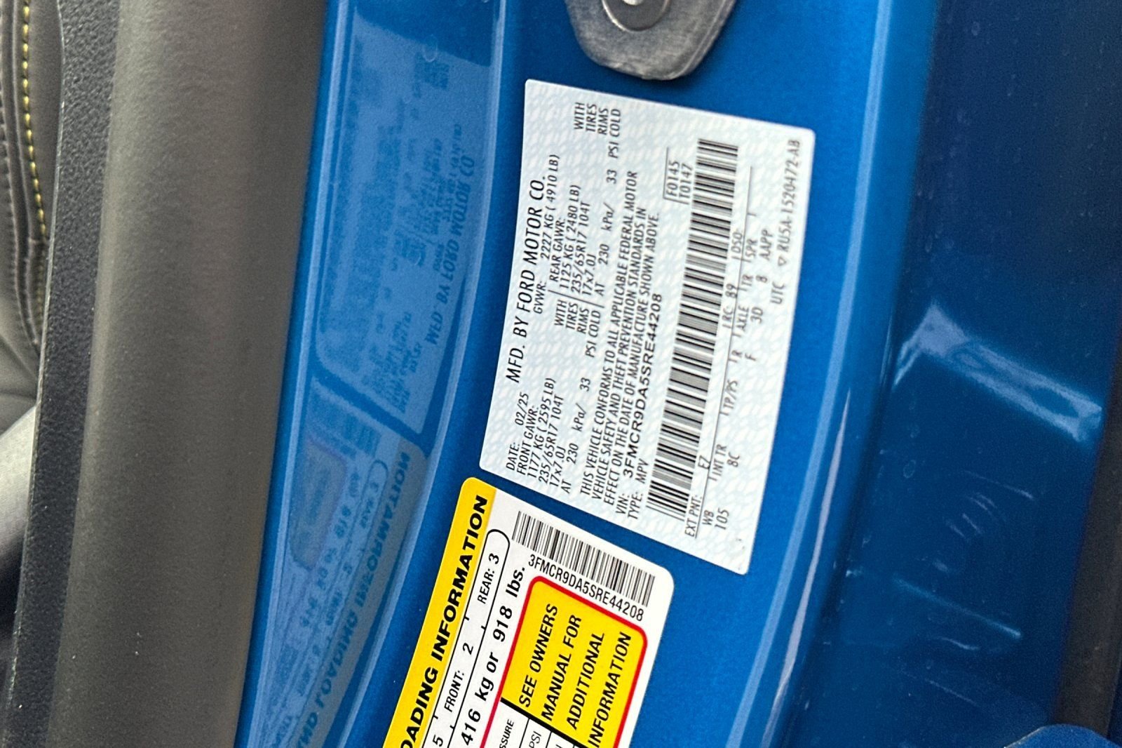 Used 2025 Blue Ford Badlands image 32