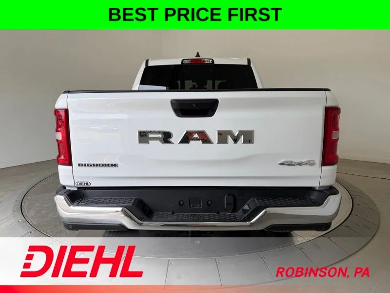 New 2026 Bright White Clear-Coat Exterior Paint RAM Big Horn/Lone Star image 6