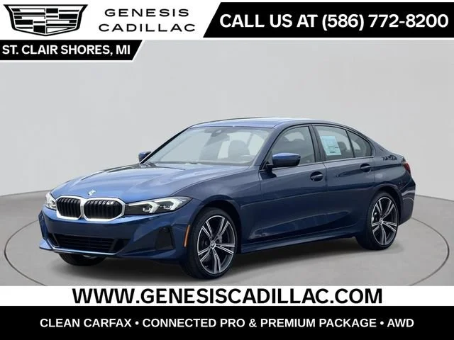 Used 2023 Blue BMW 330i xDrive image 1
