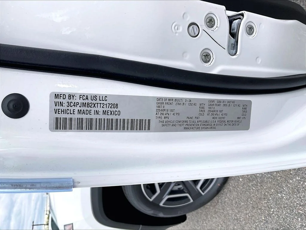 New 2026 Bright White Clearcoat Jeep Laredo image 16