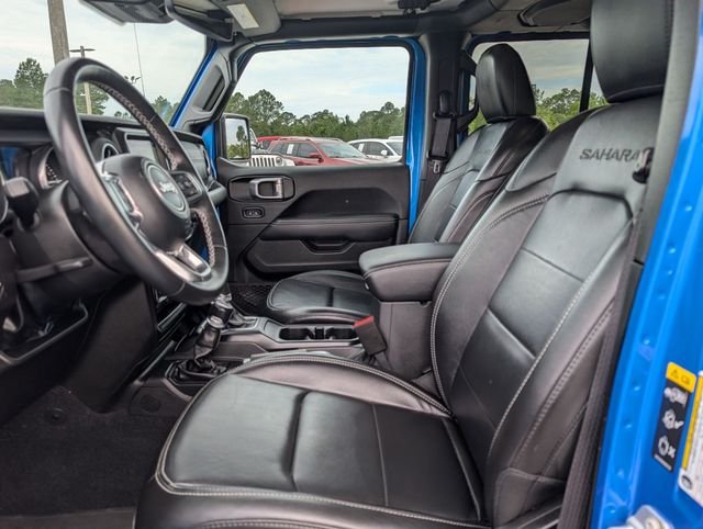 Used 2022 Blue Jeep Unlimited Sahara 4xe image 12