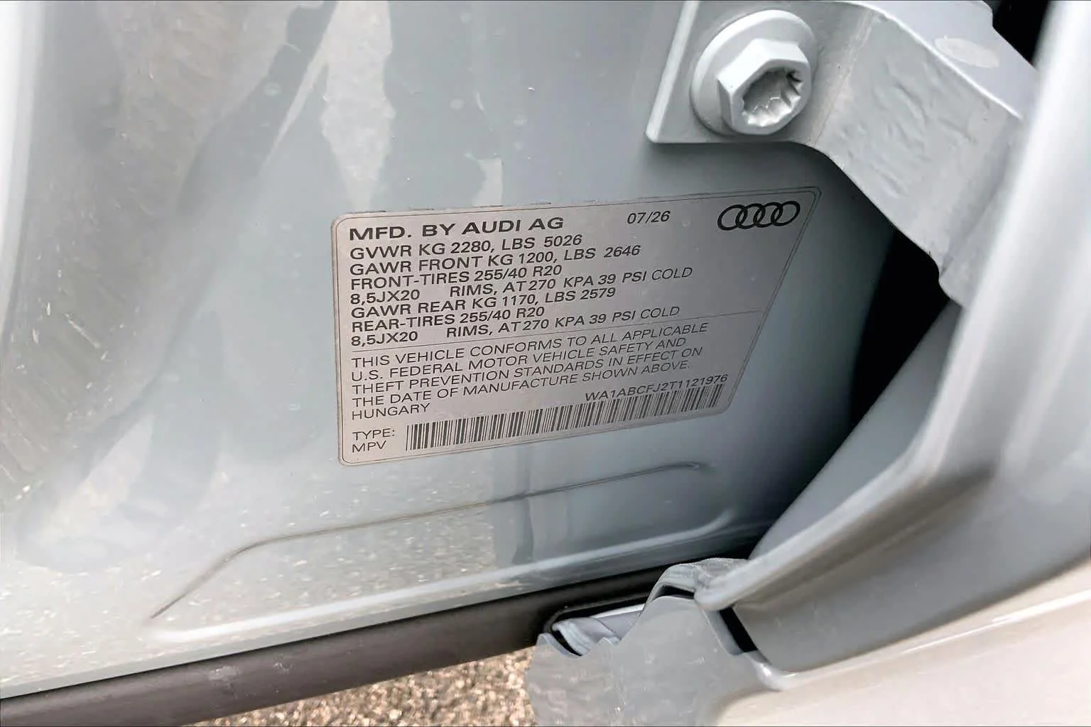 New 2026 Arrow Gray pear Audi S line image 19
