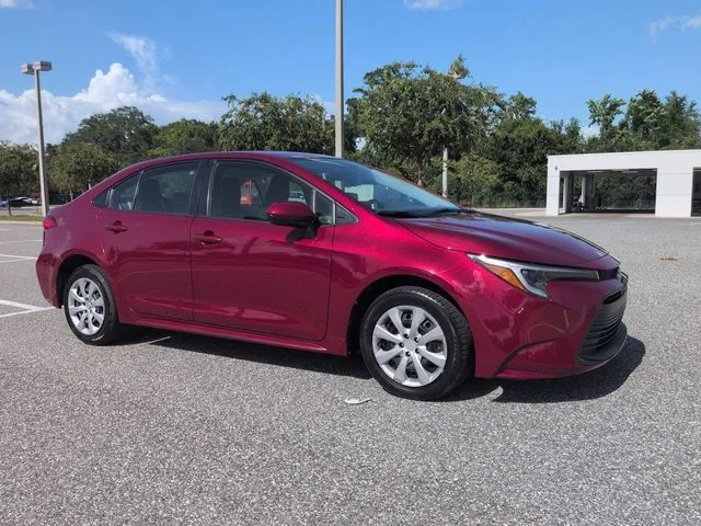 Used 2023 Red Toyota LE image 2