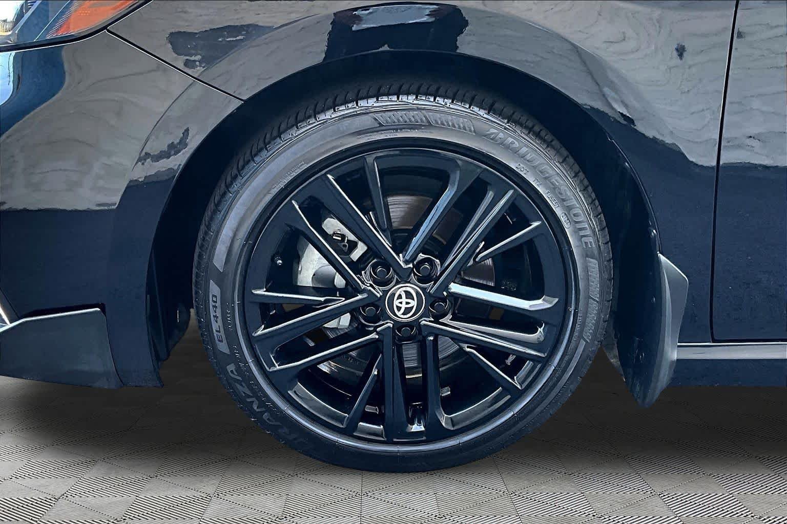 Used 2025 Midnight Black Metallic Toyota SE image 11