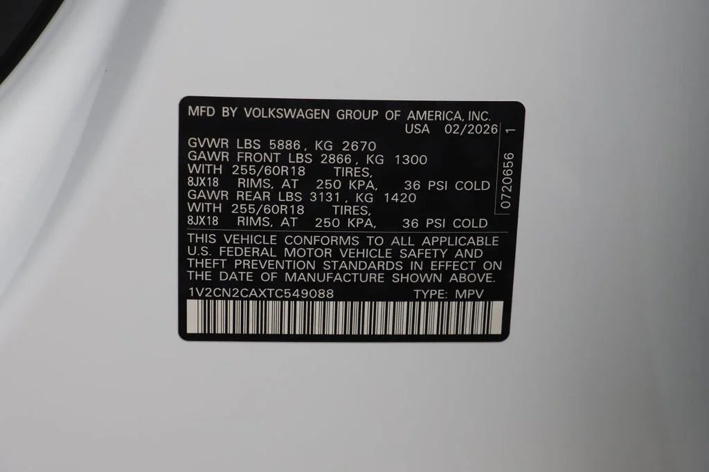 New 2026 Opal White Volkswagen 2.0T Peak Edition image 25
