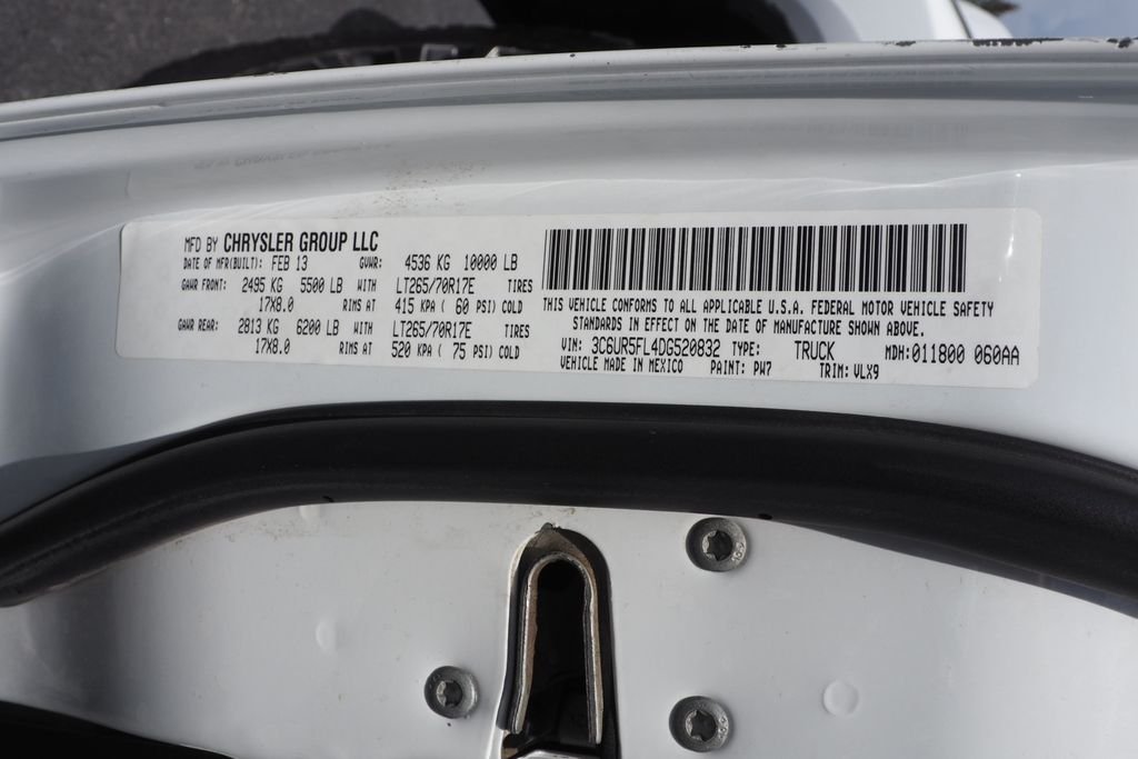 Used 2013 White Ram Laramie image 29
