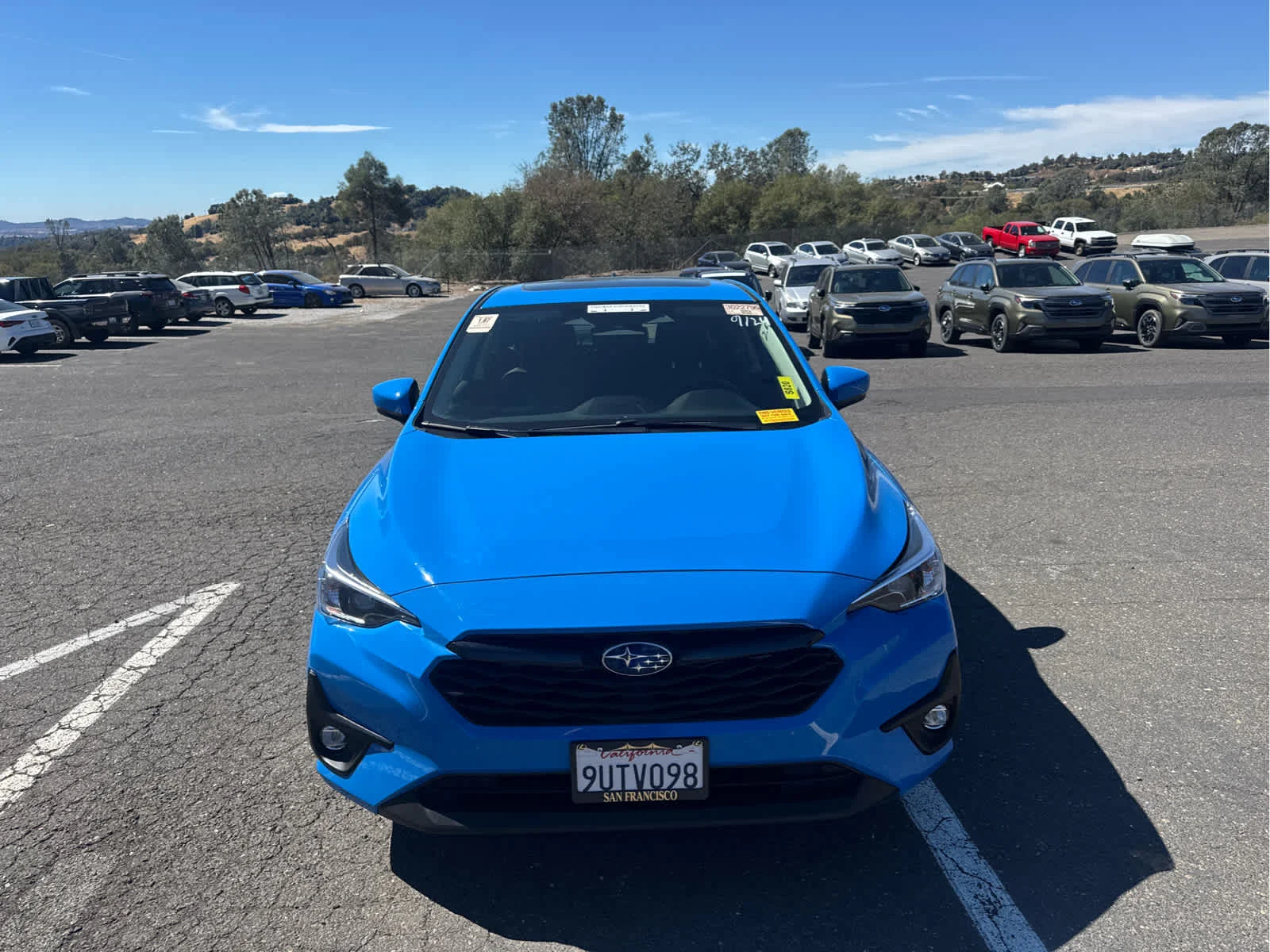 Used 2025 Oasis Blue Pearl Subaru Sport image 2