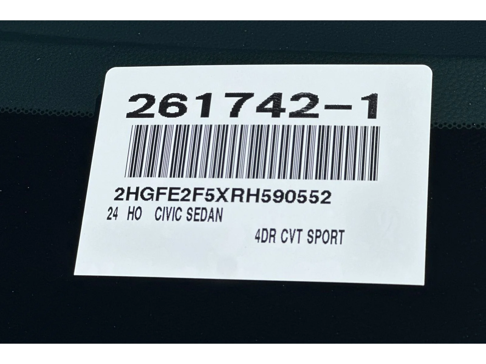 Used 2024 Aegean Blue Metallic Honda Sport image 53