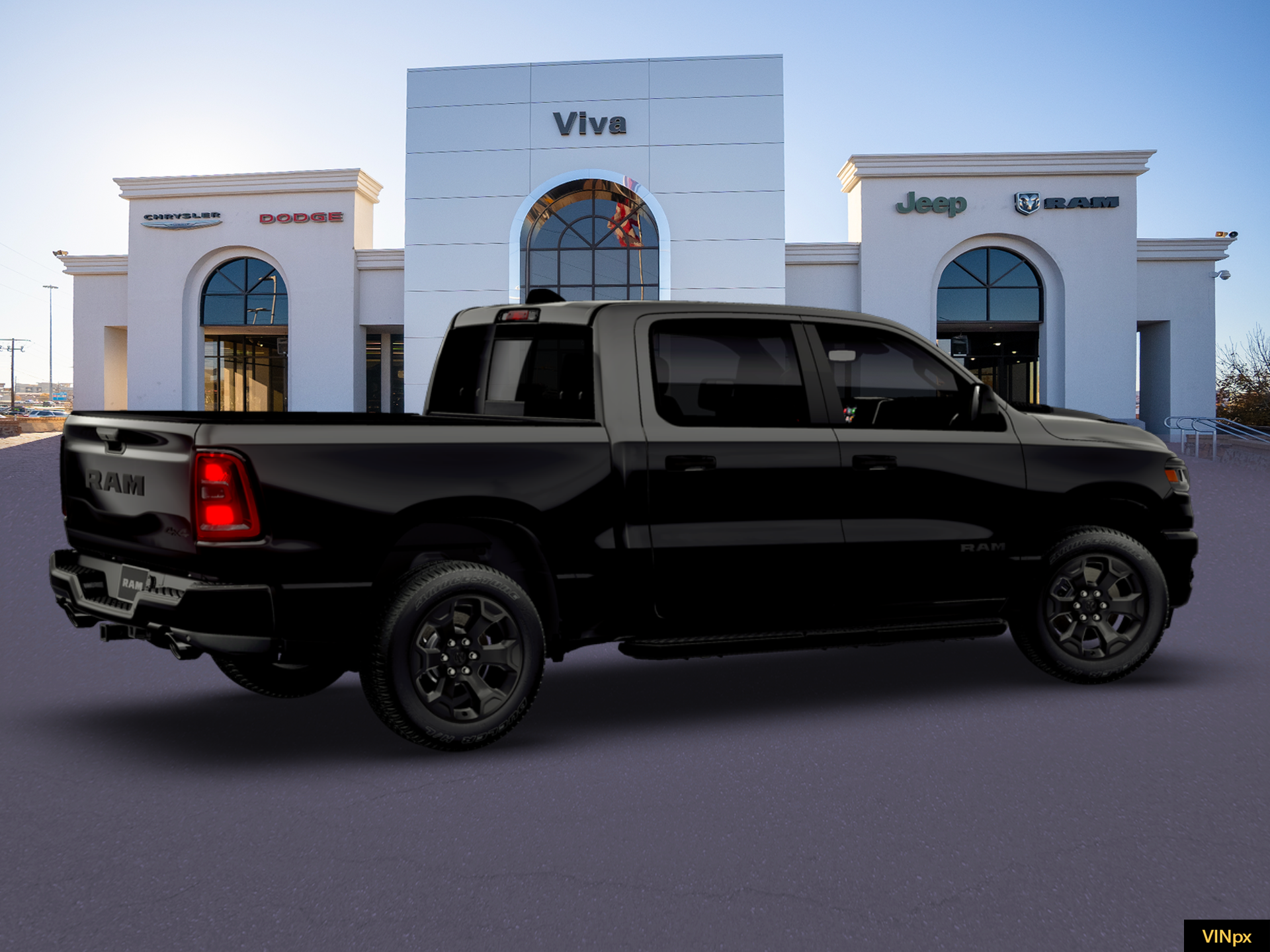 New 2026 Diamond Black Crystal Pearlcoat RAM Express image 8