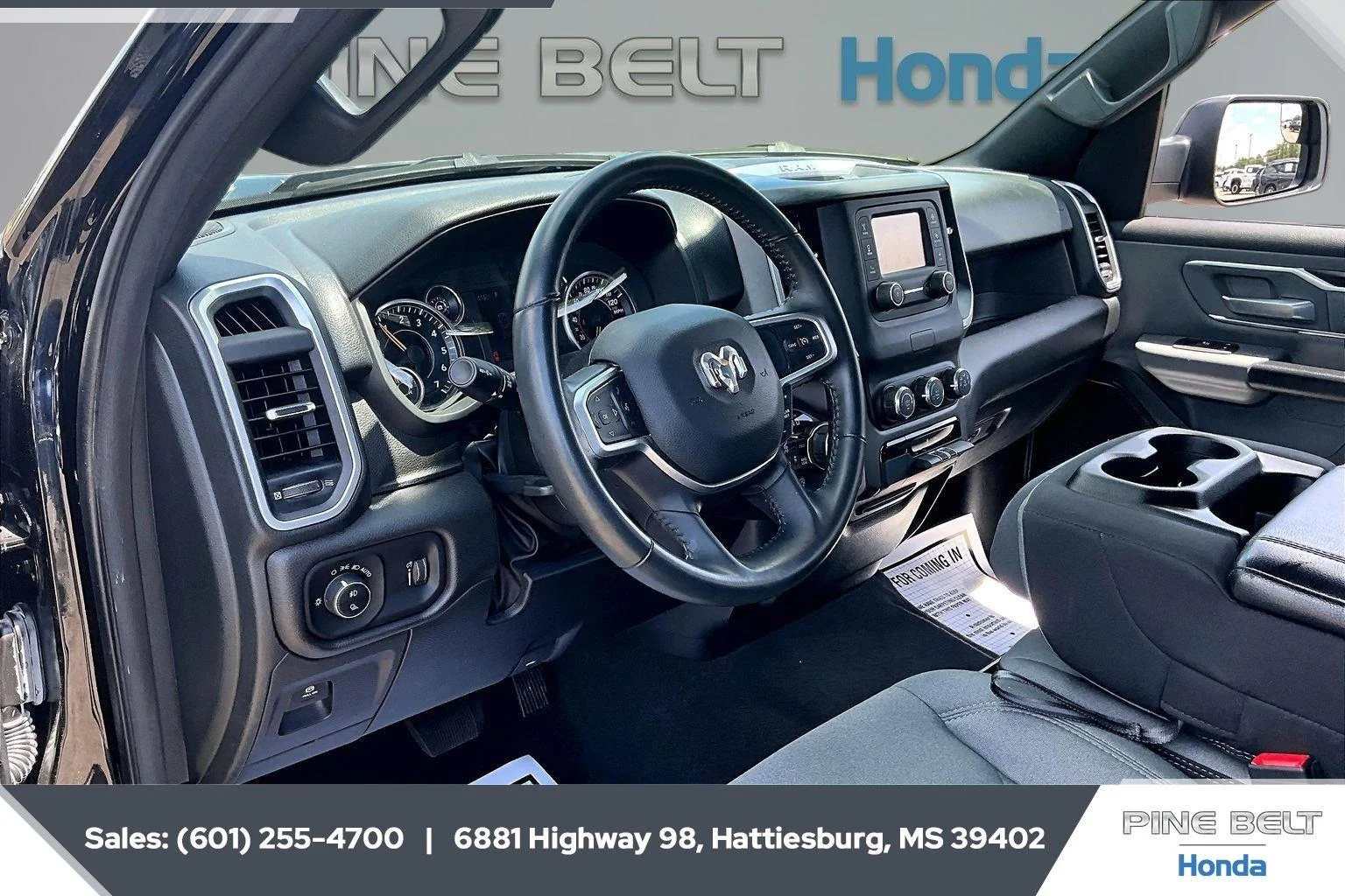 Used 2022 Diamond Black Crystal Pearlcoat Ram Big Horn image 12