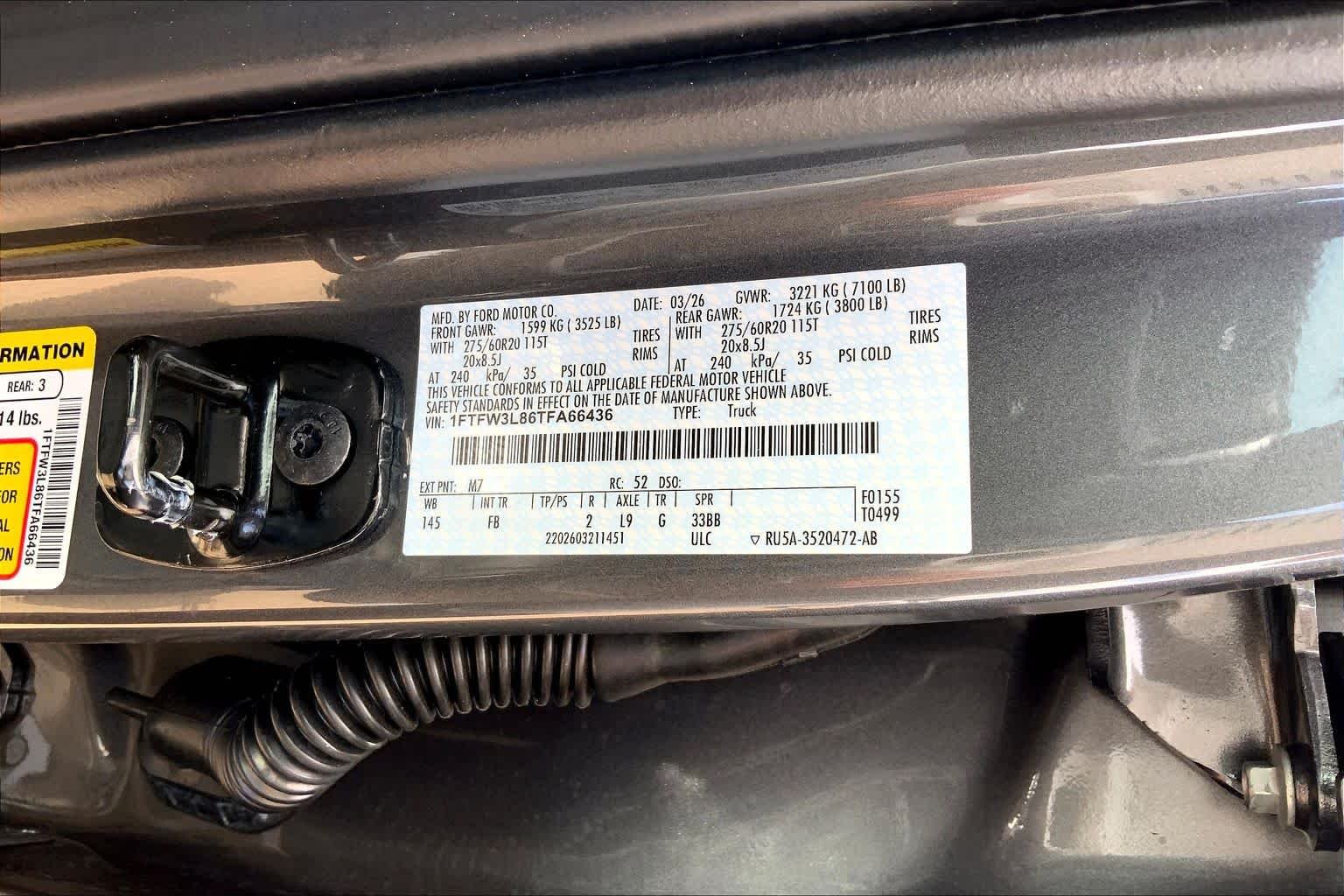 New 2026 Carbonized Gray Metallic Ford XLT image 21