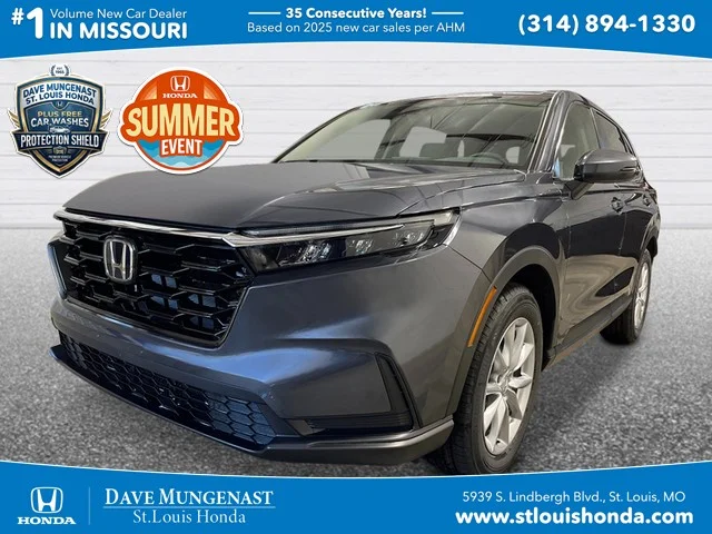 New 2026 Meteorite Gray Metallic Honda EX image 1