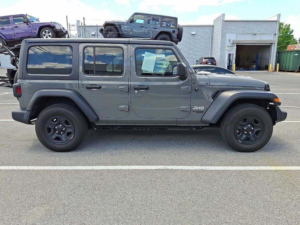 Used 2021 Gray Jeep Unlimited Sport image 7
