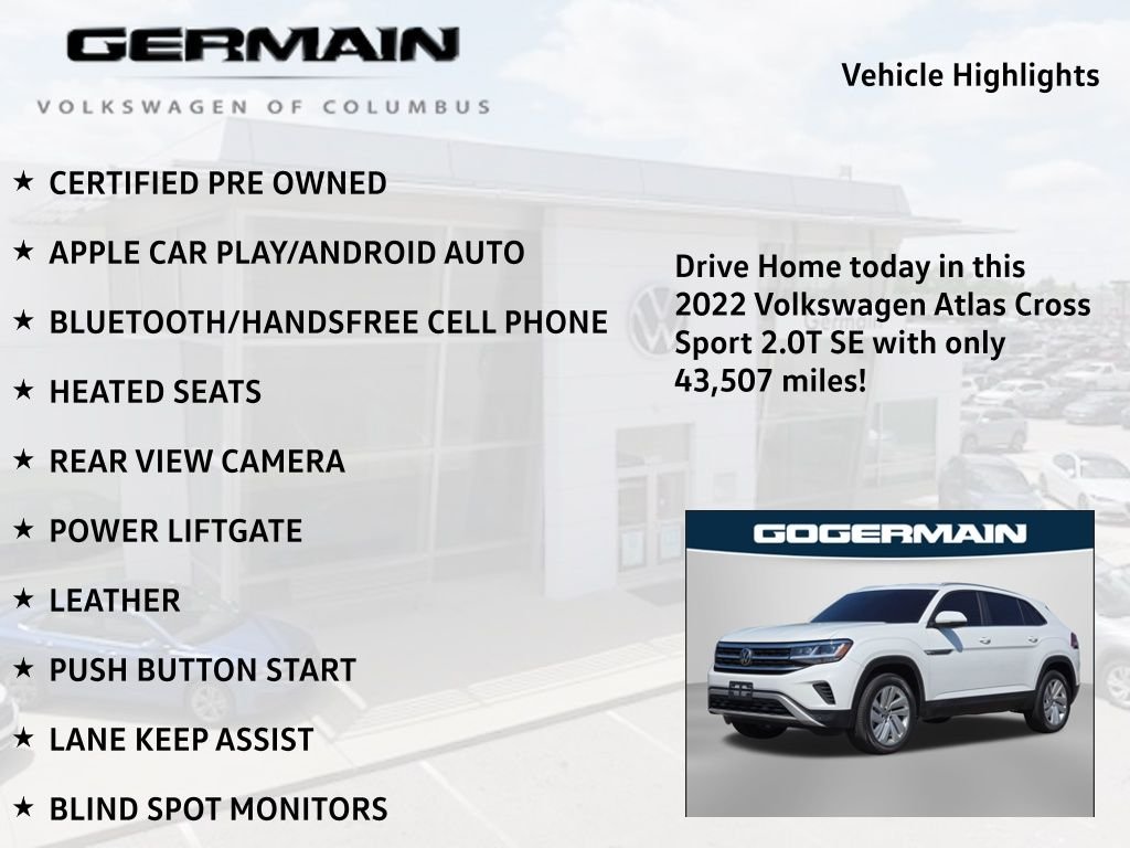 Certified Used 2022 Pure White Volkswagen 2.0T SE w/Technology image 6