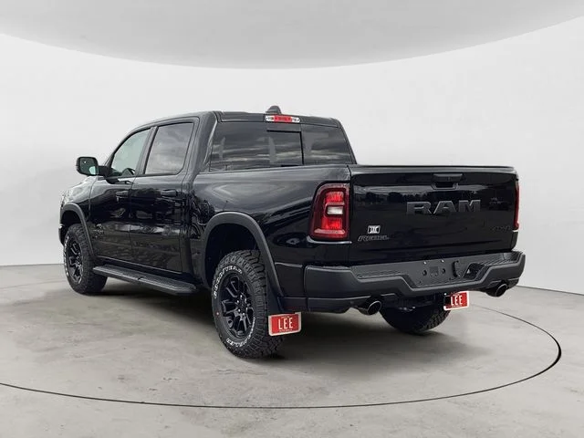 New 2026 Diamond Black Crystal Pearlcoat Ram REBEL CREW CAB 4X4 5