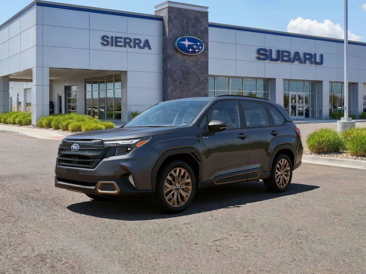 New 2026 MAGNETITE GRAY METALLIC Subaru Sport Hybrid image 1